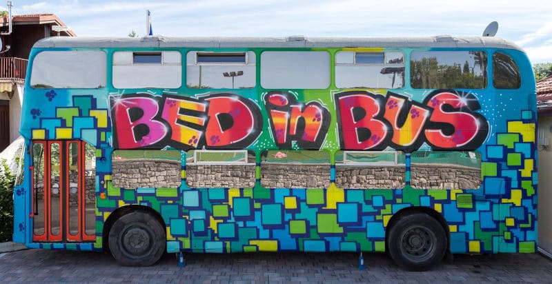 Bed in Bus