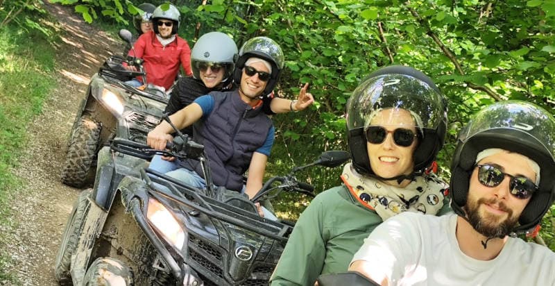 Caccia al tesoro in quad