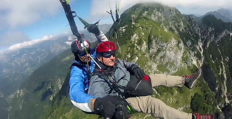 Escursione con volo in parapendio biposto - Alpi Giulie