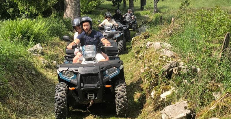Escursione in quad
