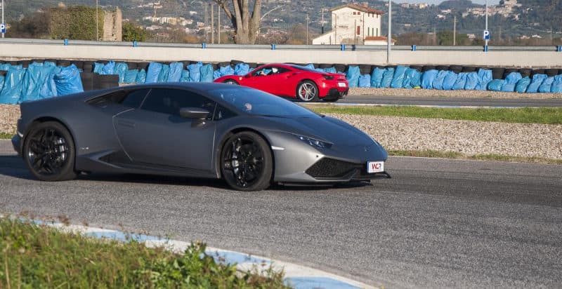 Guidare una Lamborghini in pista