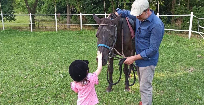 Lezione a cavallo e attività ludiche