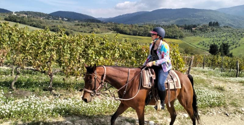 Passeggiata a cavallo per 2 persone