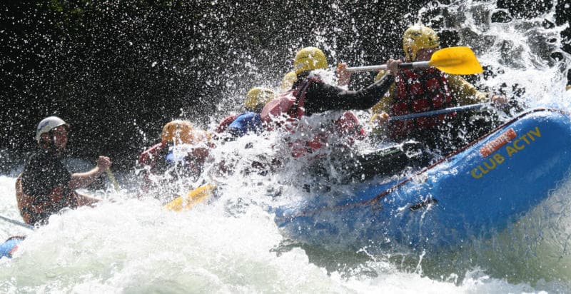 Rafting di gruppo