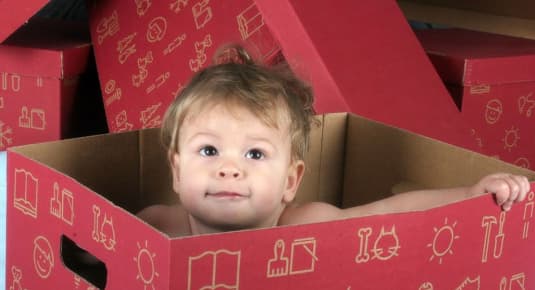 Servizio fotografico per il bambino