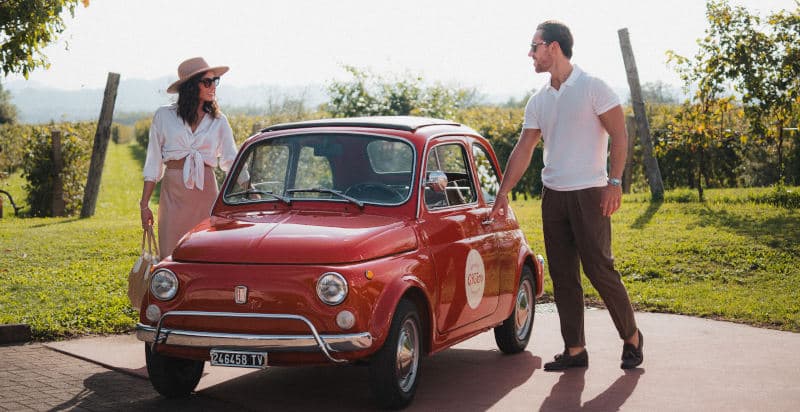 Tour con Fiat 500 d'epoca