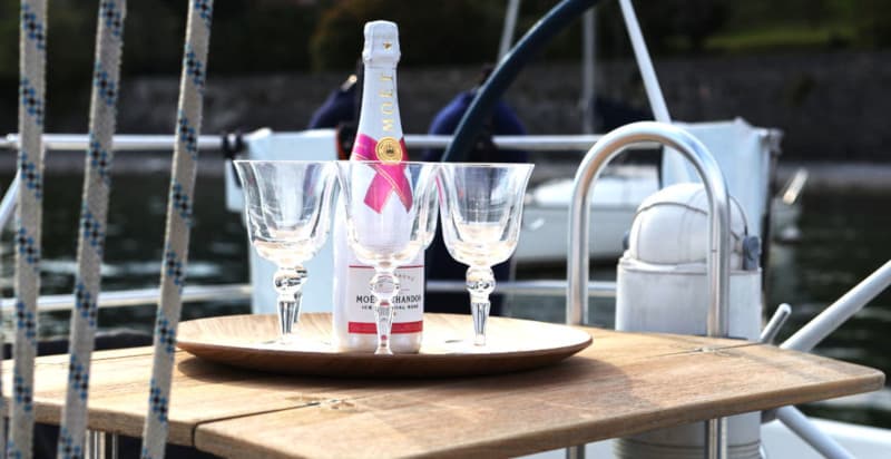 Vela e gourmet in esclusiva per due