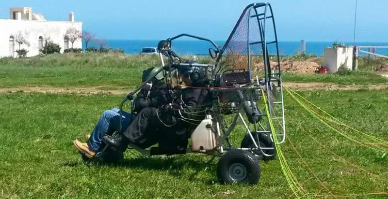 Volo in paramotore biposto