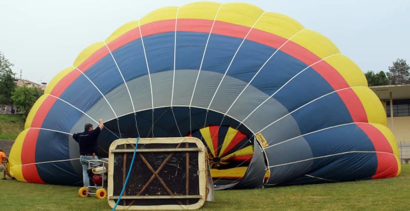 Volo pomeridiano in mongolfiera